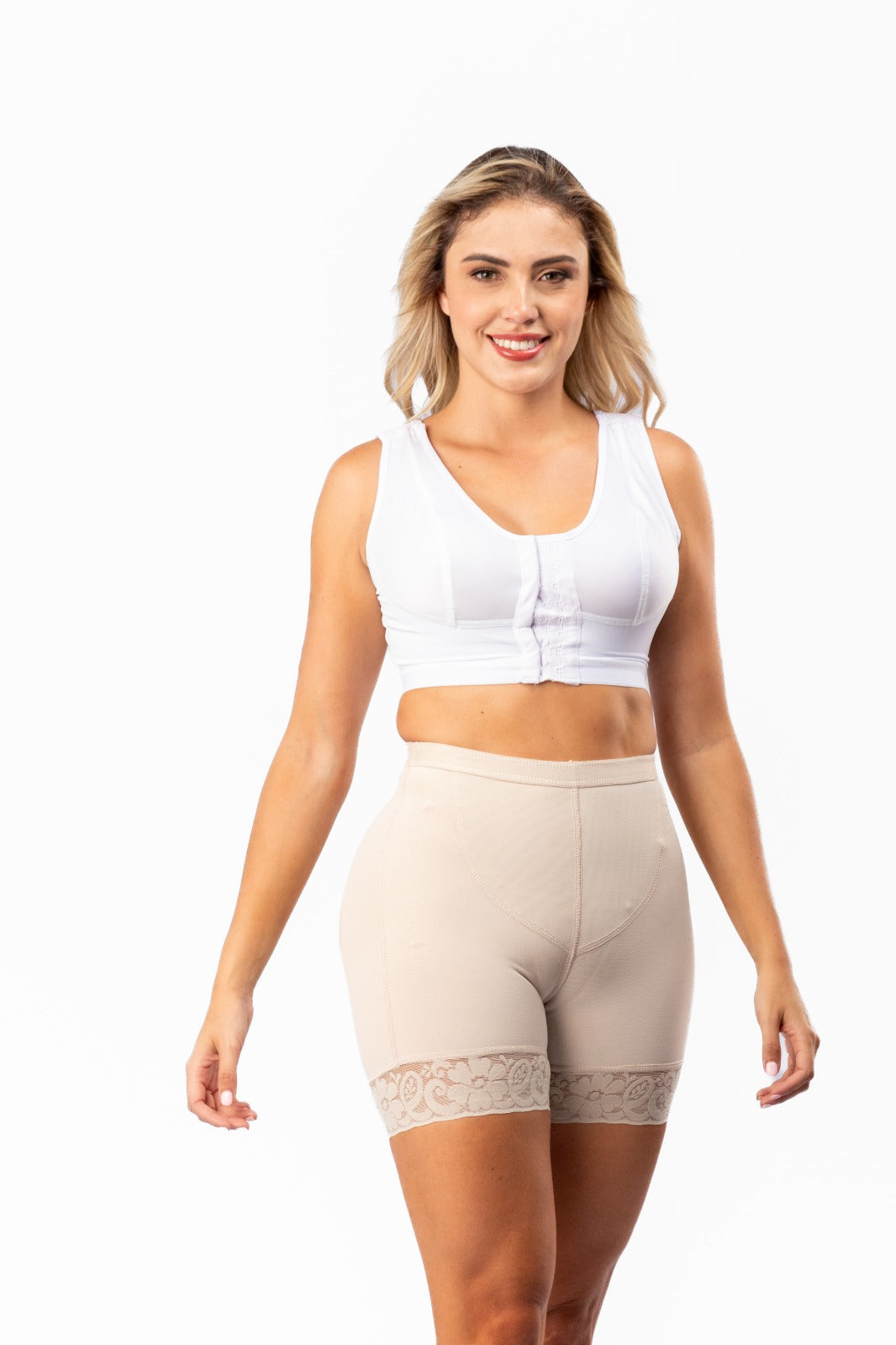 COMBO 3 BODY Y 1 SHORT LEVANTA COLA TIRO CORTO - Fajisima