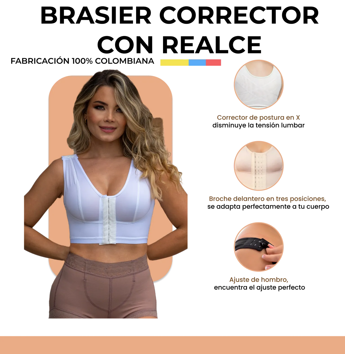 BRASIER CORRECTOR CON REALCE - Fajisima