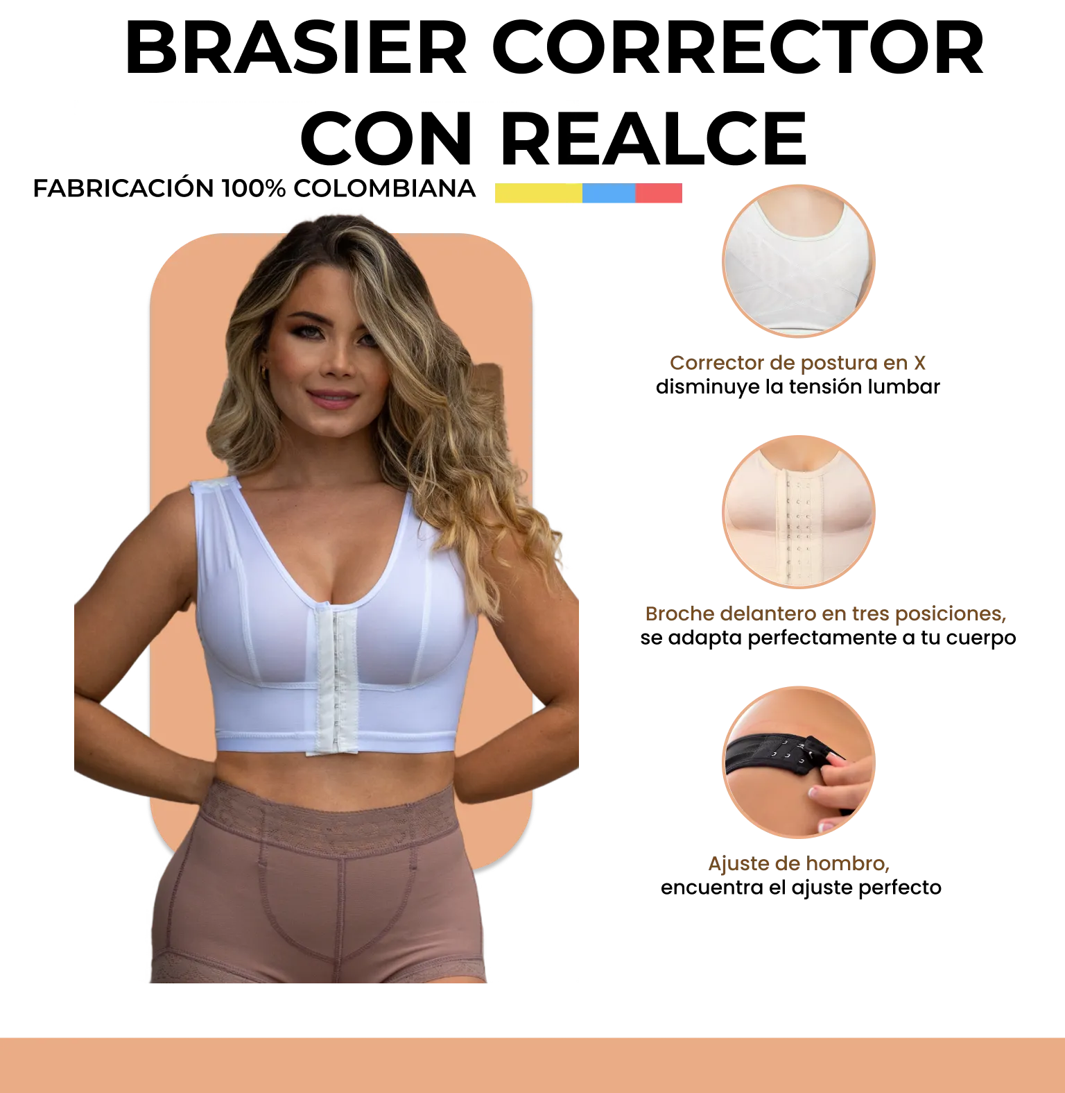 BRASIER CORRECTOR CON REALCE - Fajisima